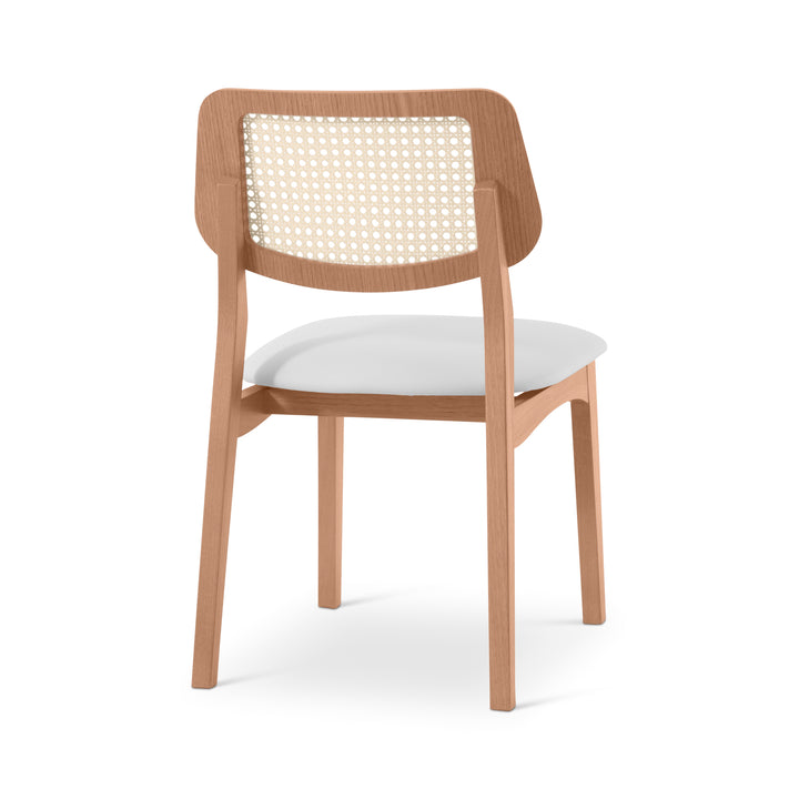 Beth Cane Dining Chair - Shimmy Cream,Damasco,Natural