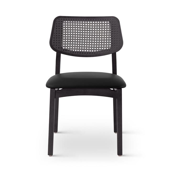 Beth Cane Dining Chair - Shimmy Black,Ebano