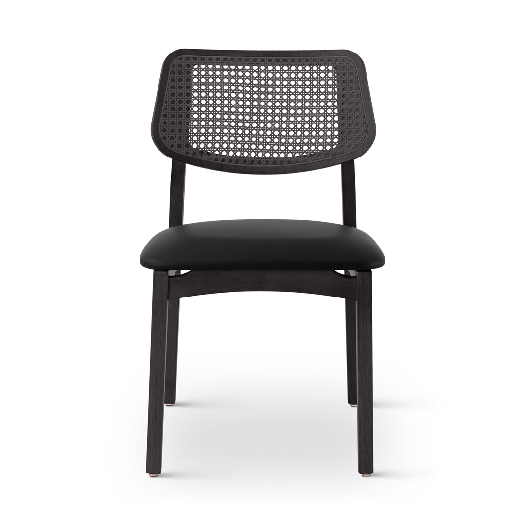 Beth Cane Dining Chair - Shimmy Black,Ebano