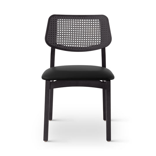 Beth Cane Dining Chair - Shimmy Black,Ebano