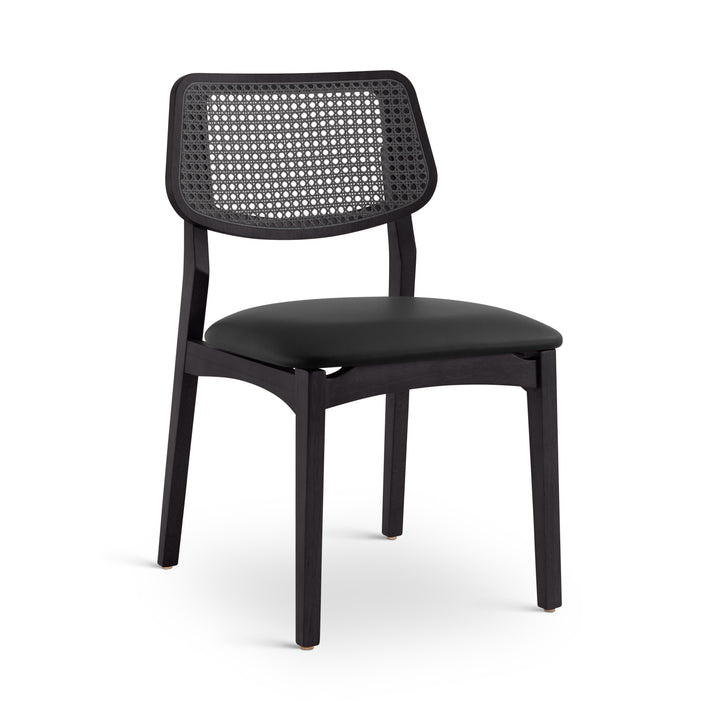 Beth Cane Dining Chair - Shimmy Black,Ebano