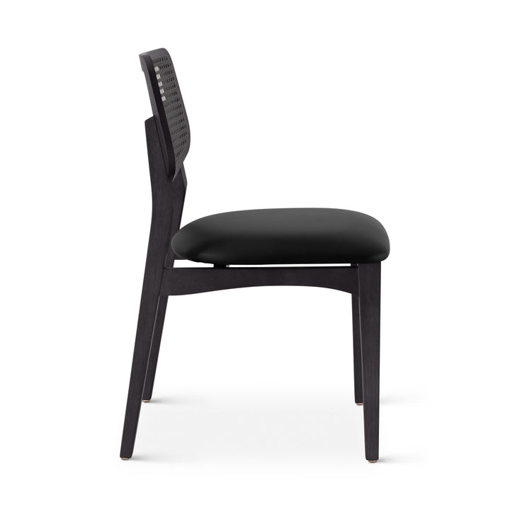 Beth Cane Dining Chair - Shimmy Black,Ebano