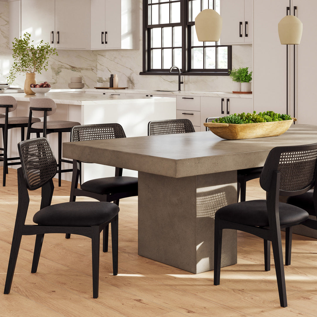 Beth Cane Dining Chair - Shimmy Black,Ebano