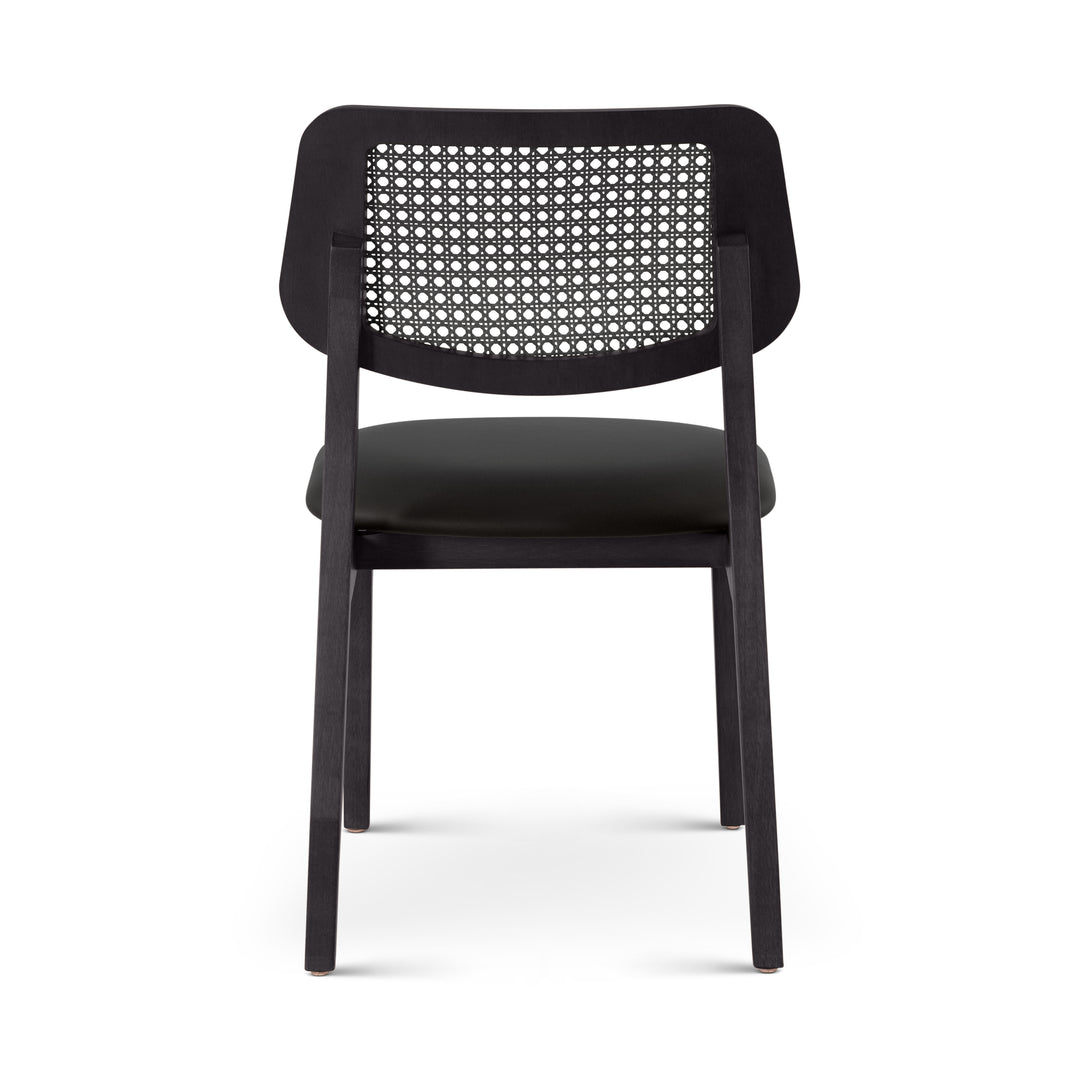 Beth Cane Dining Chair - Shimmy Black,Ebano