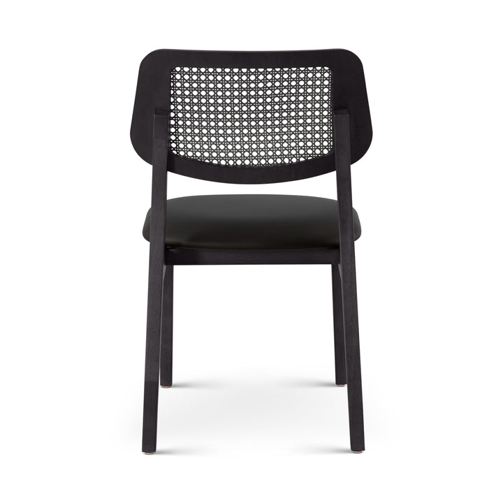 Beth Cane Dining Chair - Shimmy Black,Ebano