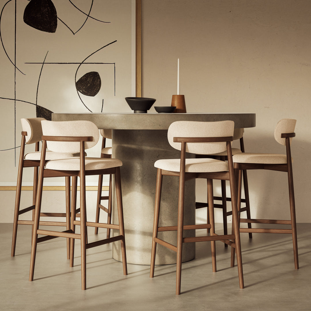 Lucia Counter Stool - Harvest Natural,Nogal lifestyle