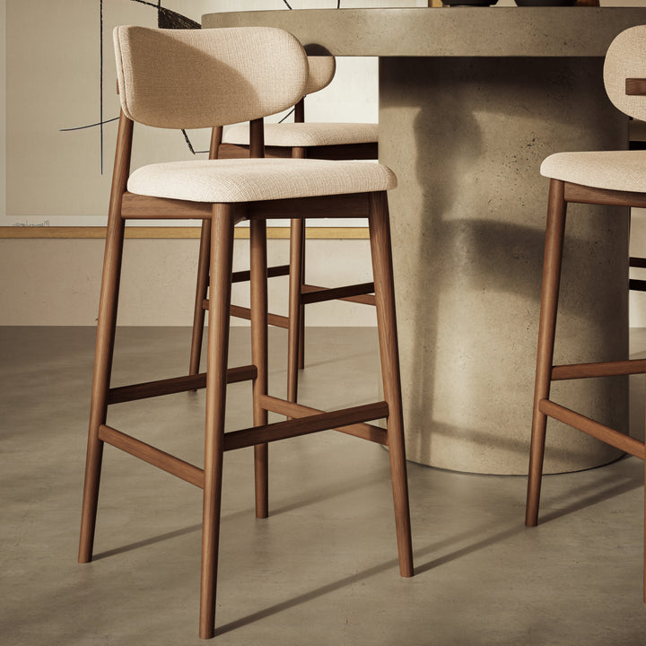Lucia Counter Stool - Harvest Natural,Nogal lifestyle