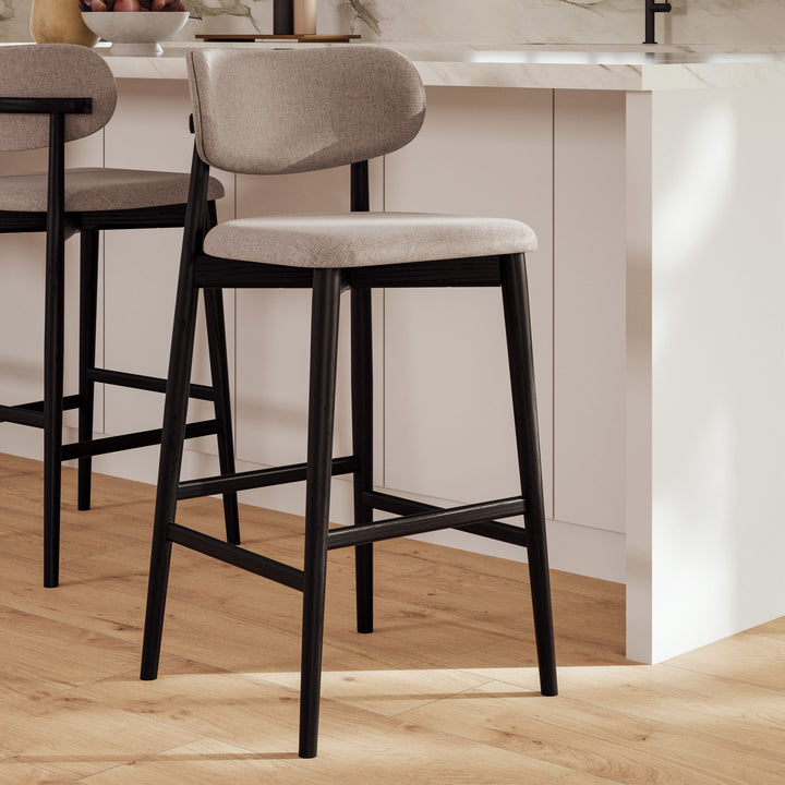 Lucia Counter Stool - Harvest Jute,Ebano