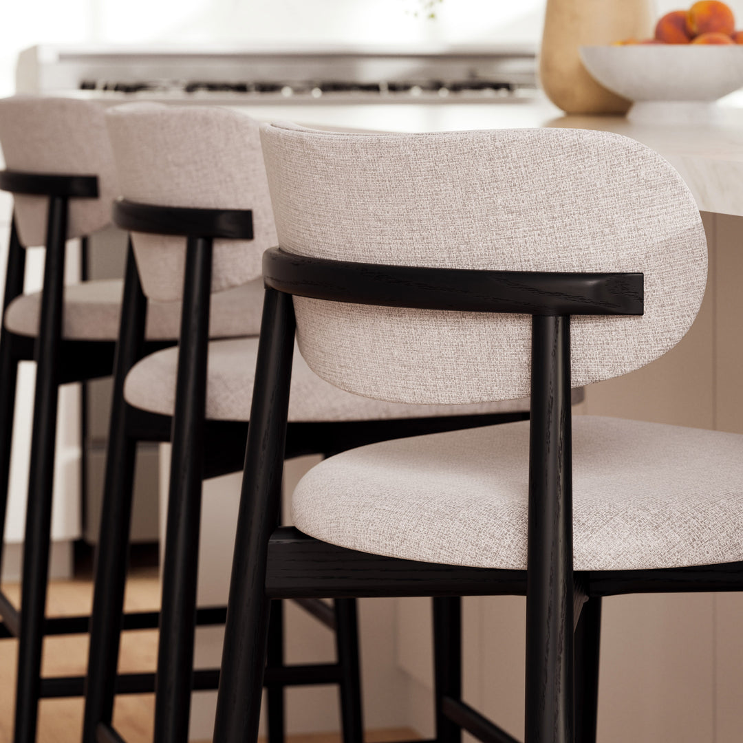 Lucia Counter Stool - Harvest Jute,Ebano