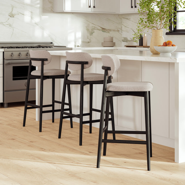 Lucia Counter Stool - Harvest Jute,Ebano