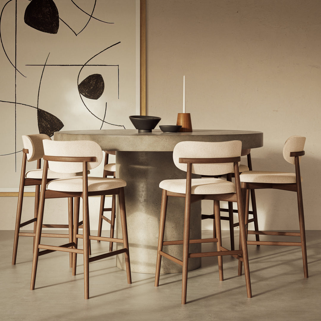 Lucia Counter Stool - Harvest Natural,Nogal