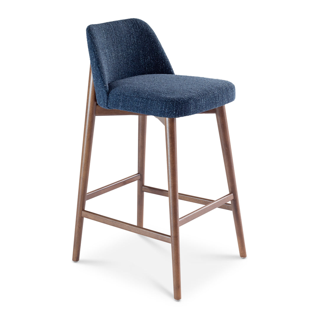 Tonia Barstool - Blue Mix,Nogal
