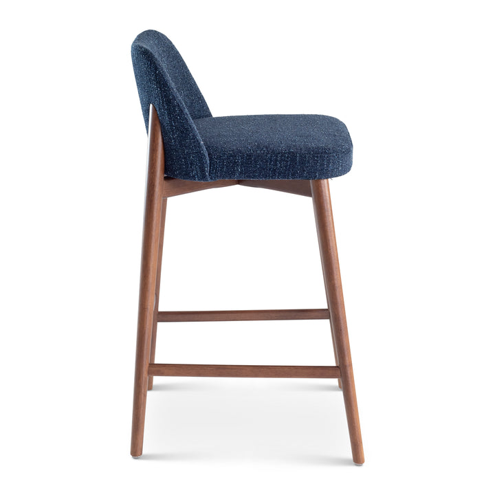 Tonia Barstool - Blue Mix,Nogal