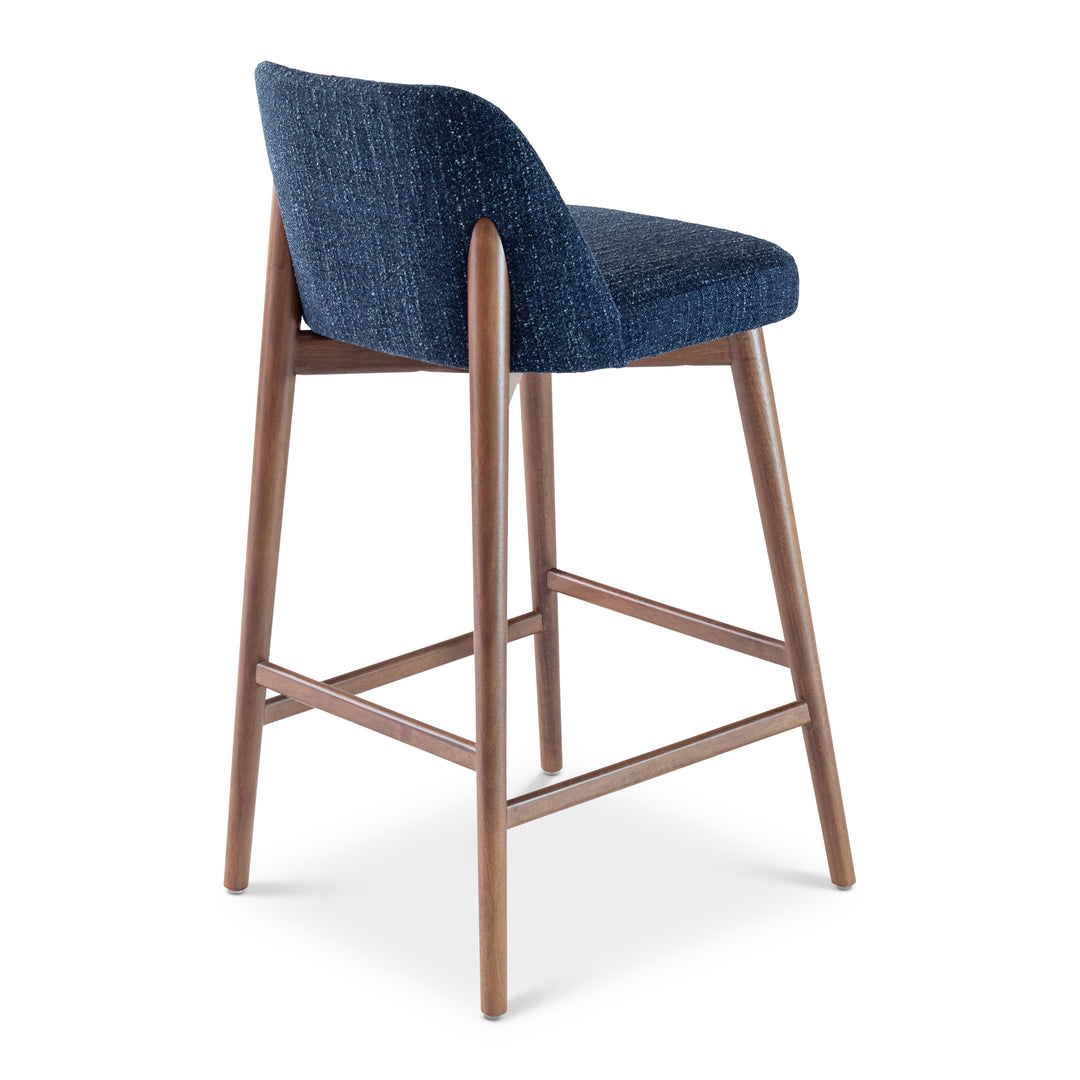 Tonia Barstool - Blue Mix,Nogal