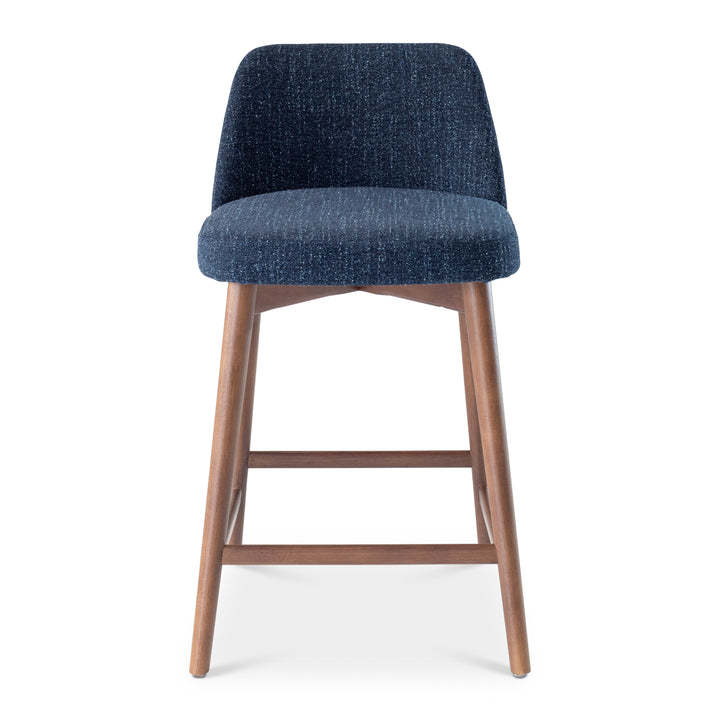 Tonia Barstool - Blue Mix,Nogal