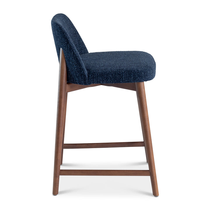 Tonia Barstool - Blue Mix,Nogal