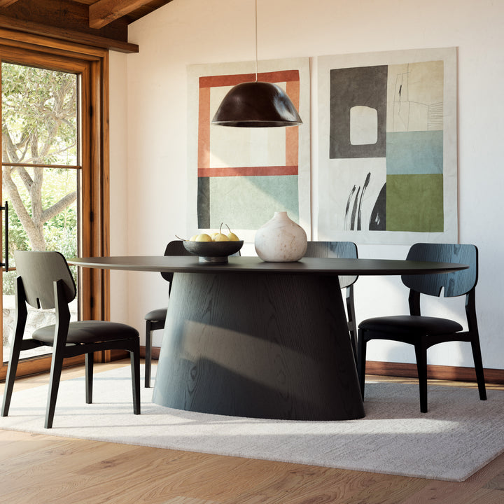 Fortaleza Oval Dining Table - Ebano