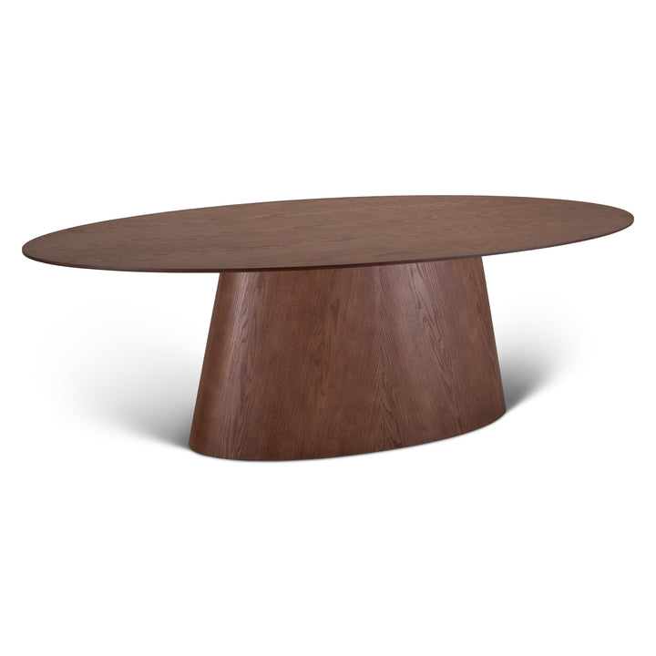 Fortaleza Oval Dining Table - Nogal