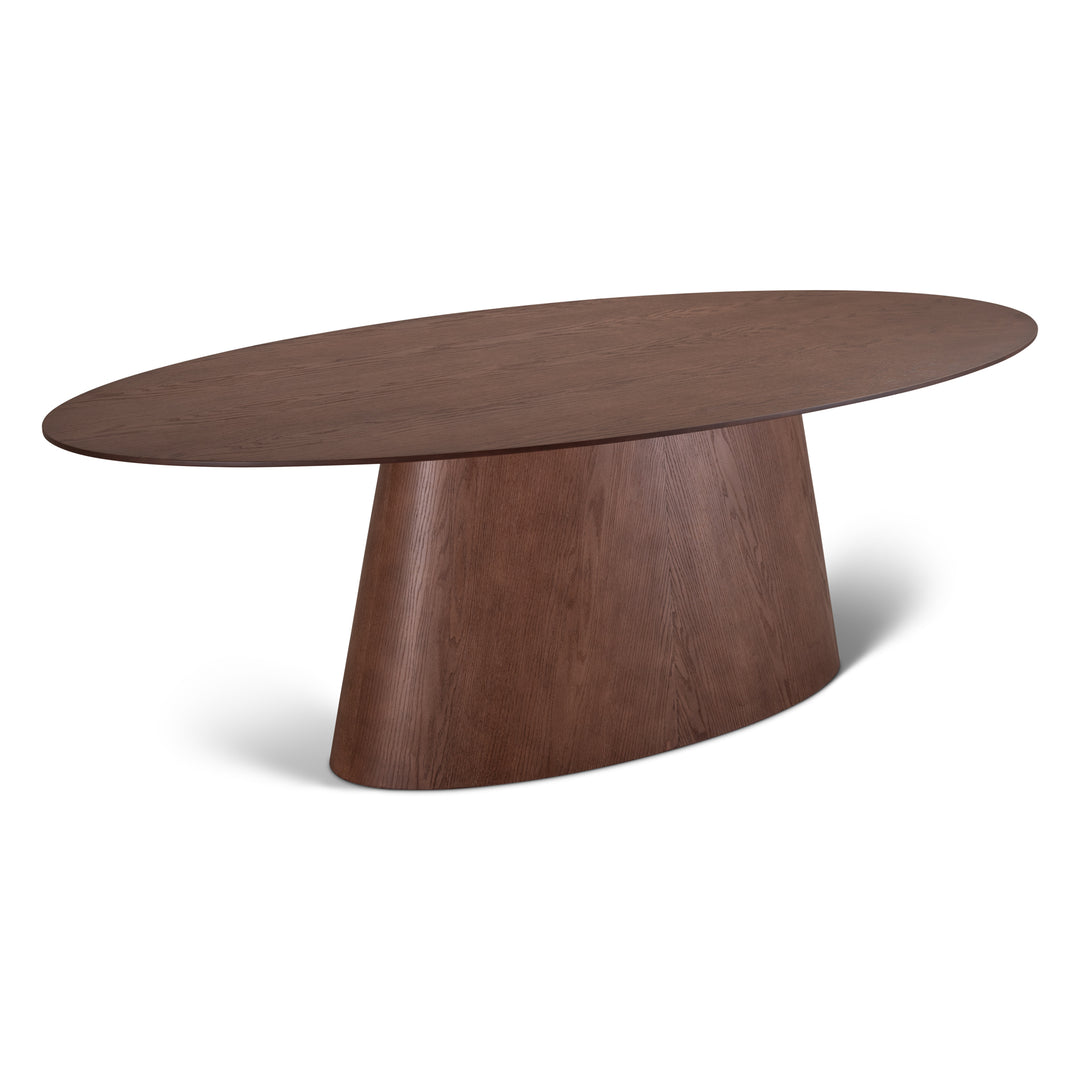 Fortaleza Oval Dining Table - Nogal