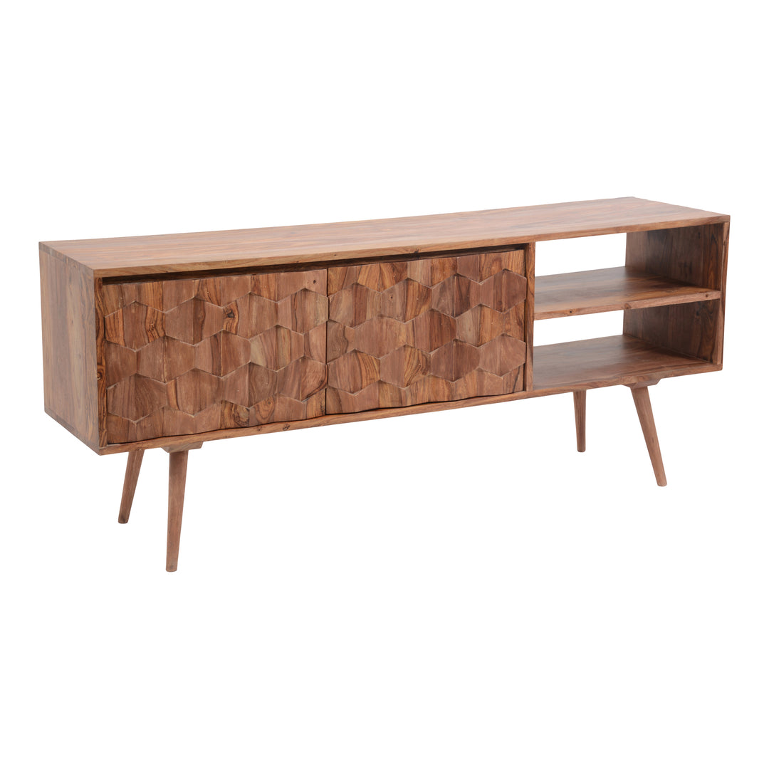 Moe's Home Collection - O2 Tv Cabinet Brown - BZ-1020-24 | American Home Furniture