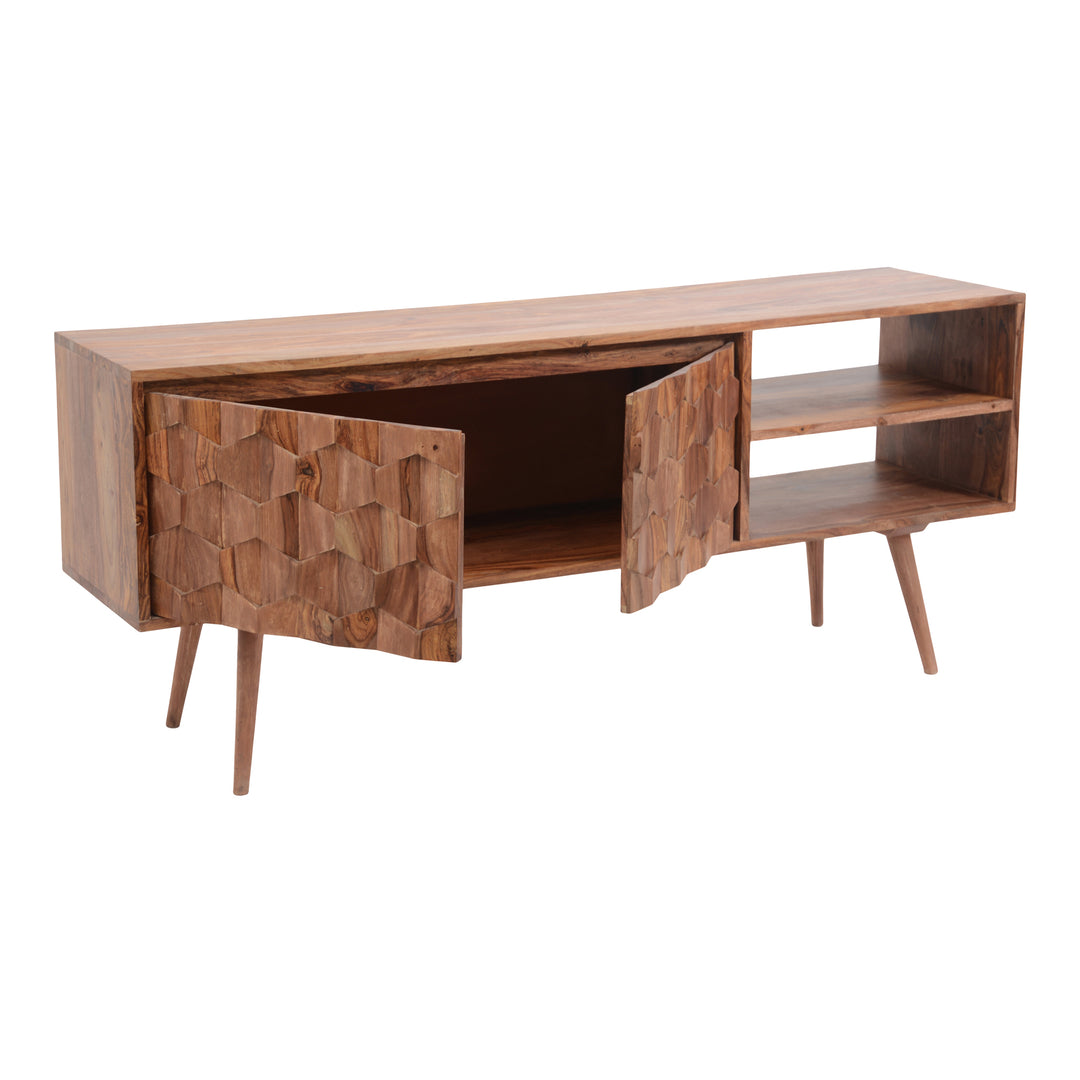 Moe's Home Collection - O2 Tv Cabinet Brown - BZ-1020-24 | American Home Furniture
