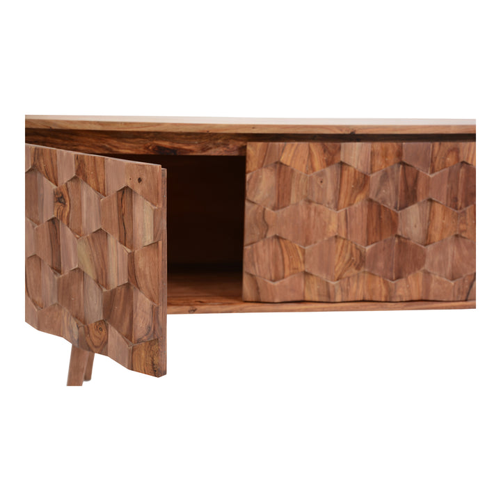 Moe's Home Collection - O2 Tv Cabinet Brown - BZ-1020-24 | American Home Furniture