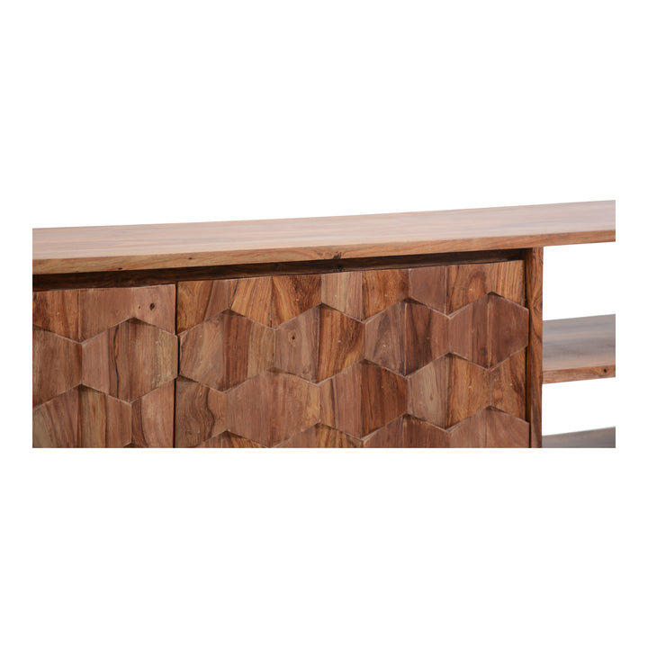 Moe's Home Collection - O2 Tv Cabinet Brown - BZ-1020-24 | American Home Furniture