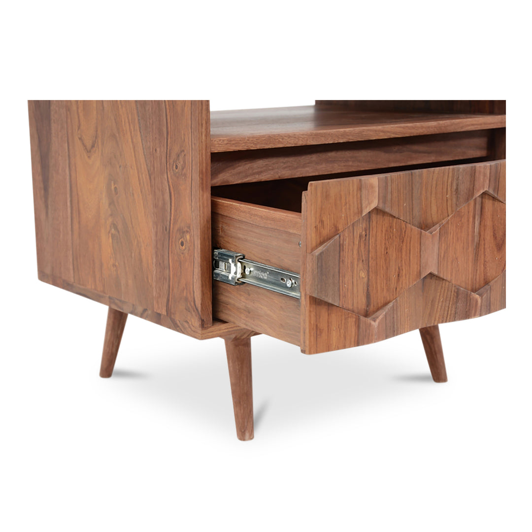 Moe's Home Collection - O2 Nightstand Brown - BZ-1022-24 | American Home Furniture