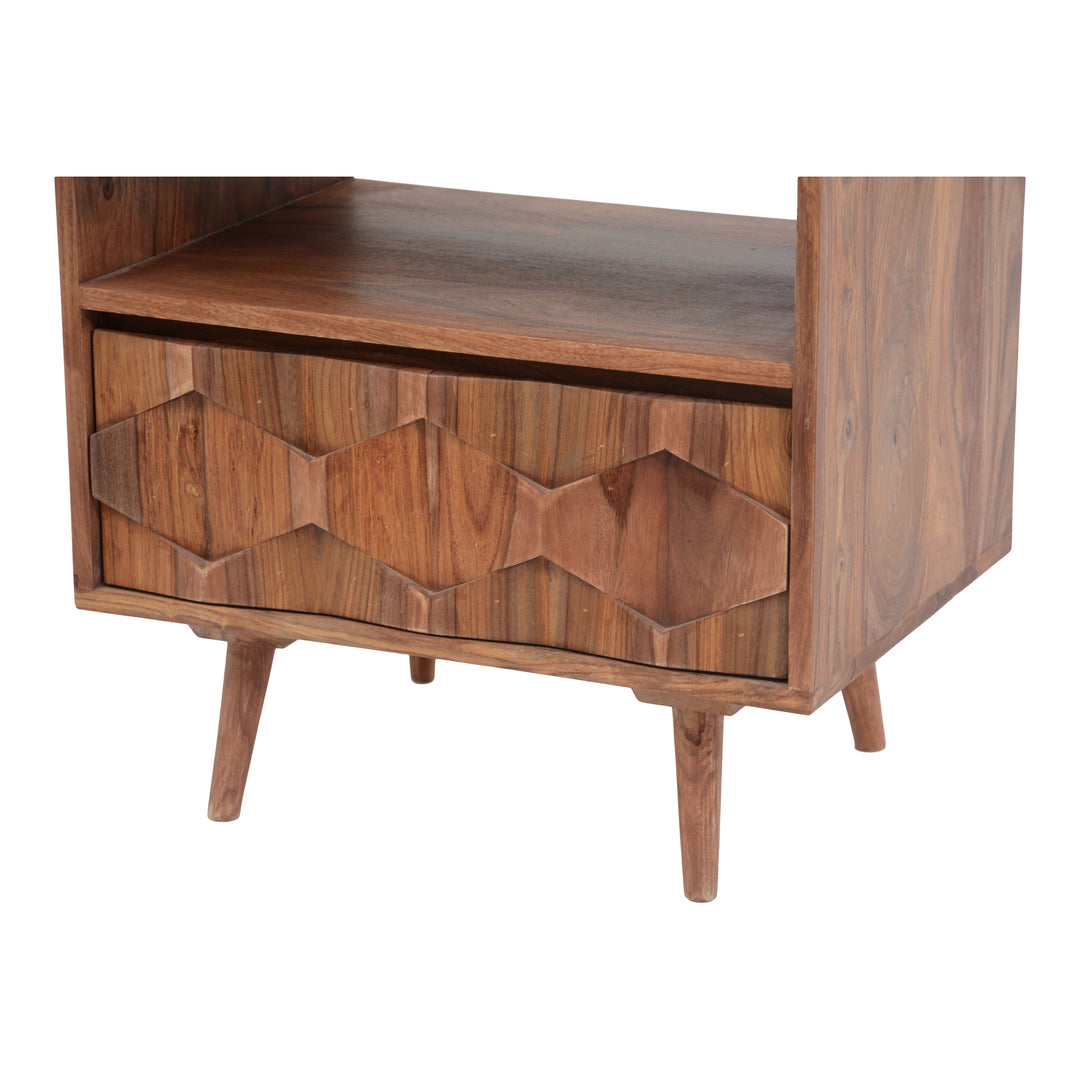 Moe's Home Collection - O2 Nightstand Brown - BZ-1022-24 | American Home Furniture