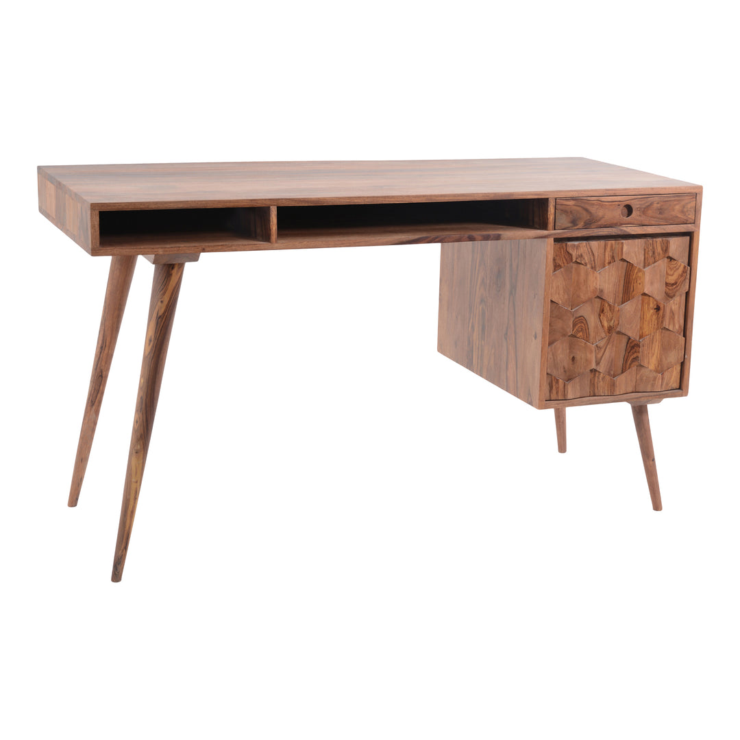 Moe's Home Collection - O2 Desk Brown - BZ-1024-24-0 | American Home Furniture