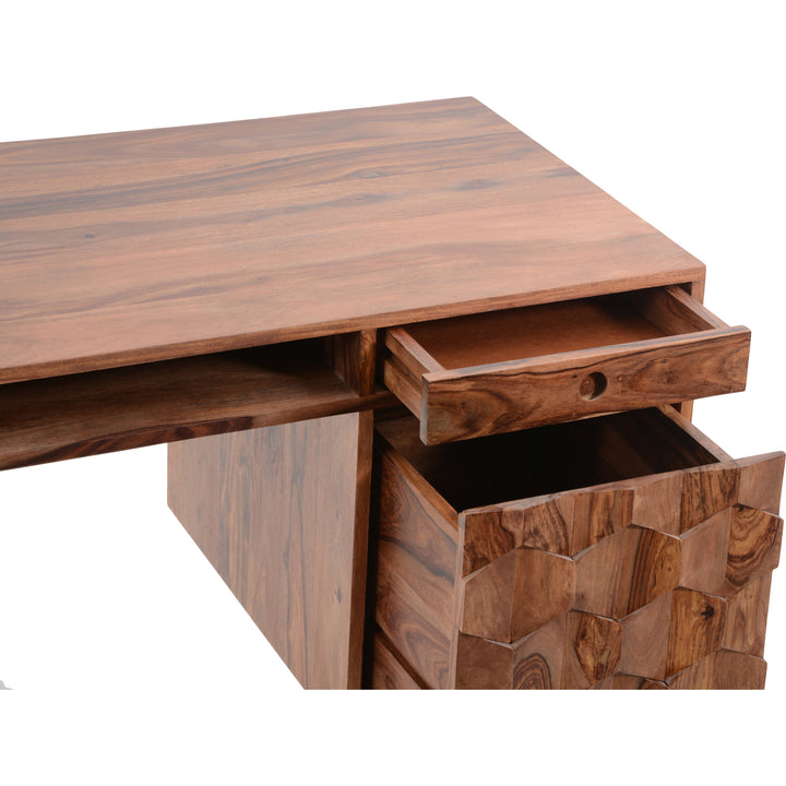 Moe's Home Collection - O2 Desk Brown - BZ-1024-24-0 | American Home Furniture