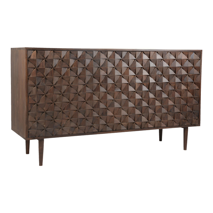 Moe's Home Collection - Pablo 3 Door Sideboard Brown - BZ-1039-03 | American Home Furniture