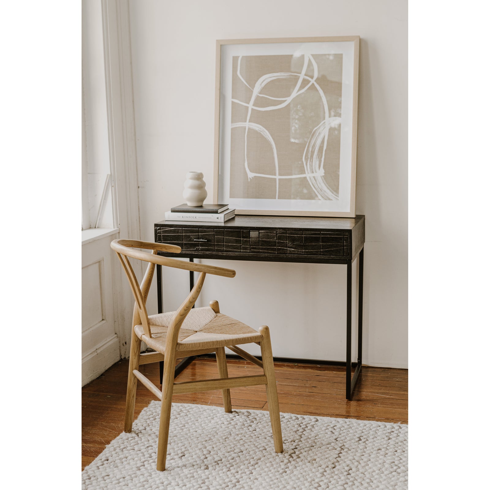 Moe's Home Collection - Atelier Desk Black - BZ-1111-02 | American Home Furniture