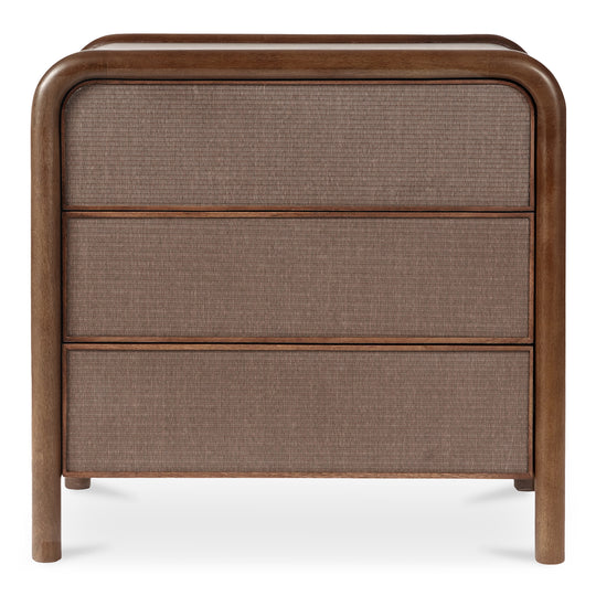 American Home Furniture Moe's Home Collection Rye 3 Drawer Nightstand