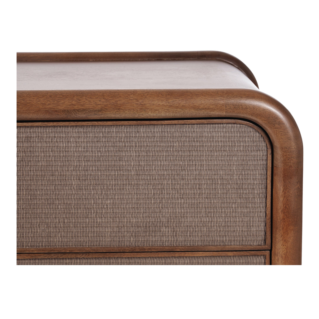 American Home Furniture Moe's Home Collection Rye 3 Drawer Nightstand