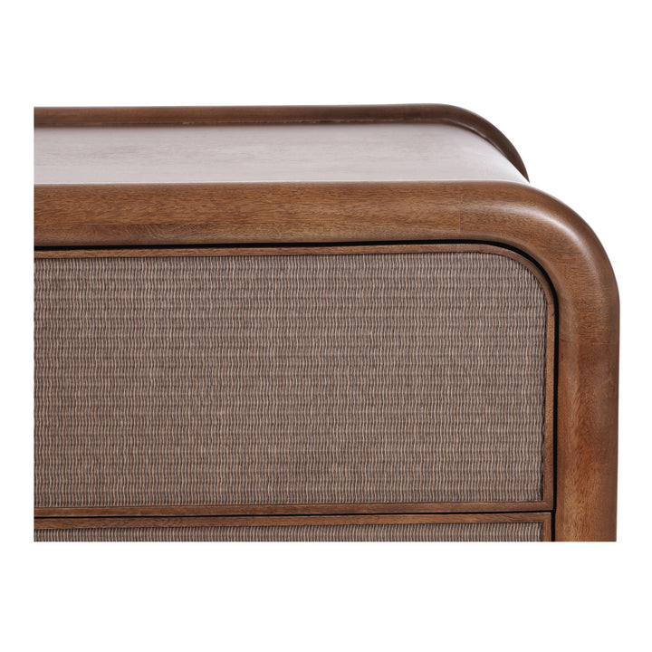 American Home Furniture Moe's Home Collection Rye 3 Drawer Nightstand