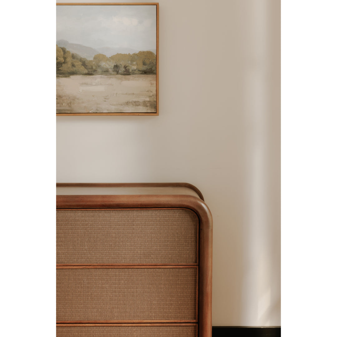 American Home Furniture Moe's Home Collection Rye 6 Drawer Dresser