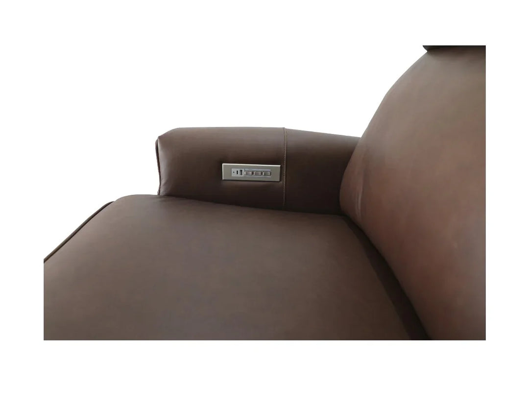 Byron Power Recliner w/Power Head Rest & Power Lumbar
