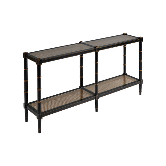 Conner Cane Sofa Table  - C10054