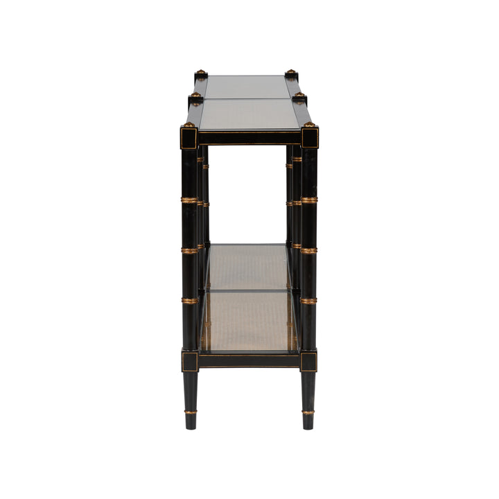 Conner Cane Sofa Table  - C10054