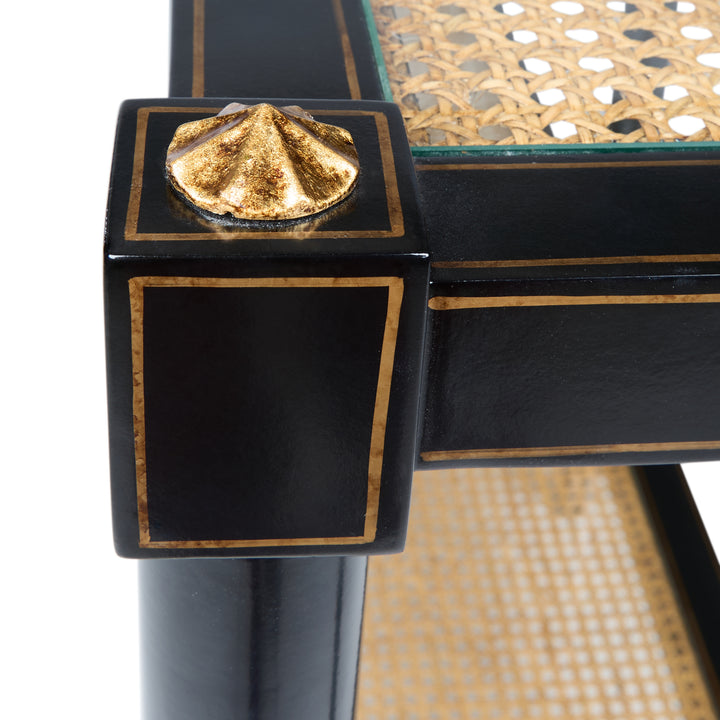 Conner Cane Sofa Table  - C10054