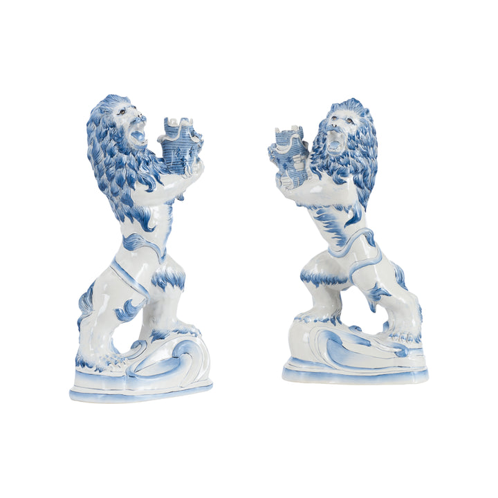 Faience Lions (Pr) - C10099
