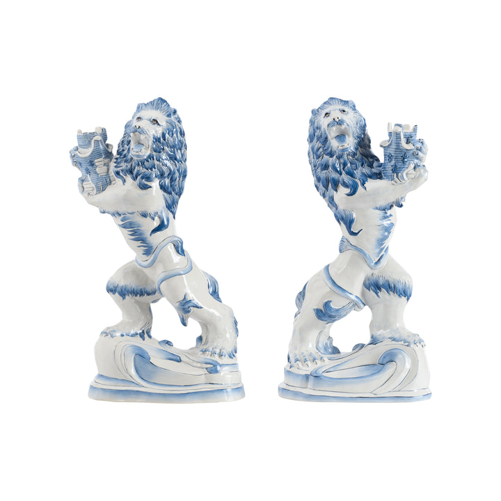 Faience Lions (Pr) - C10099