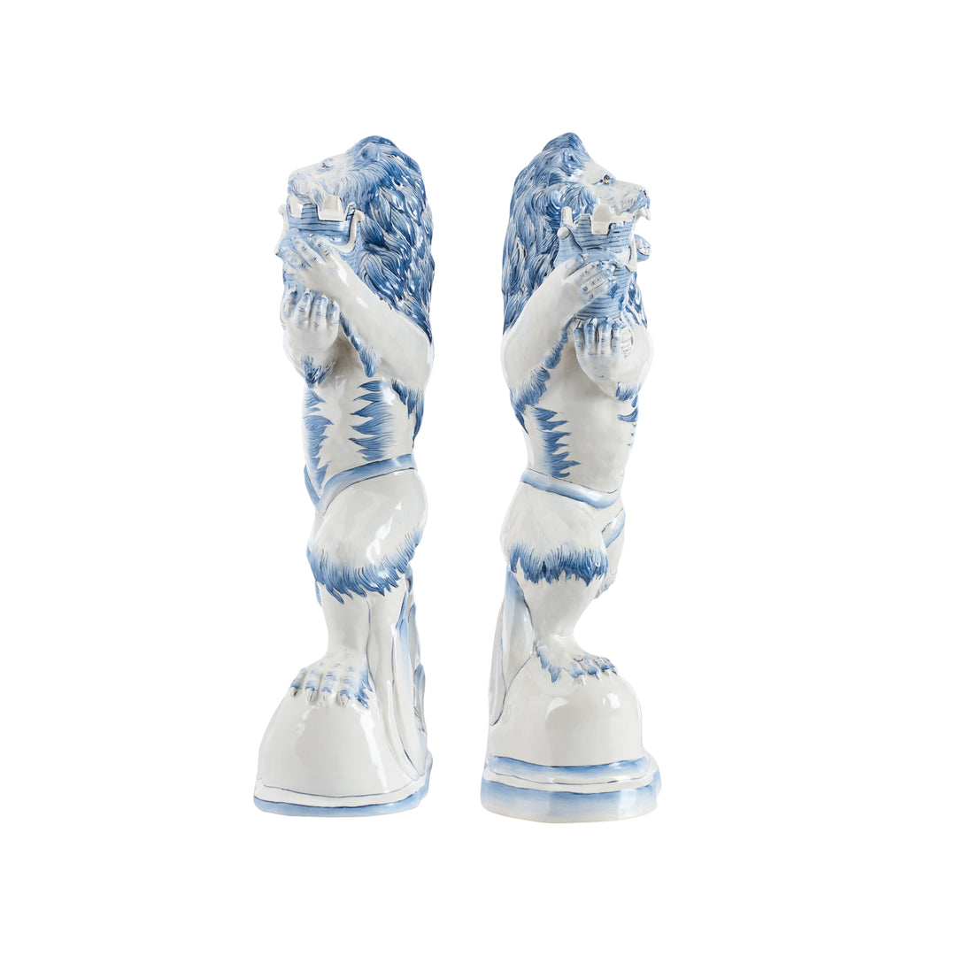 Faience Lions (Pr) - C10099