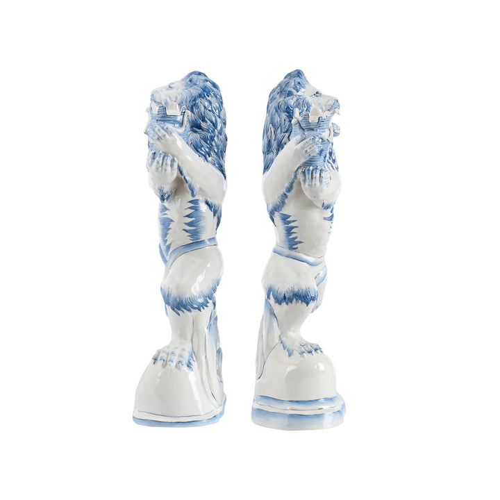 Faience Lions (Pr) - C10099