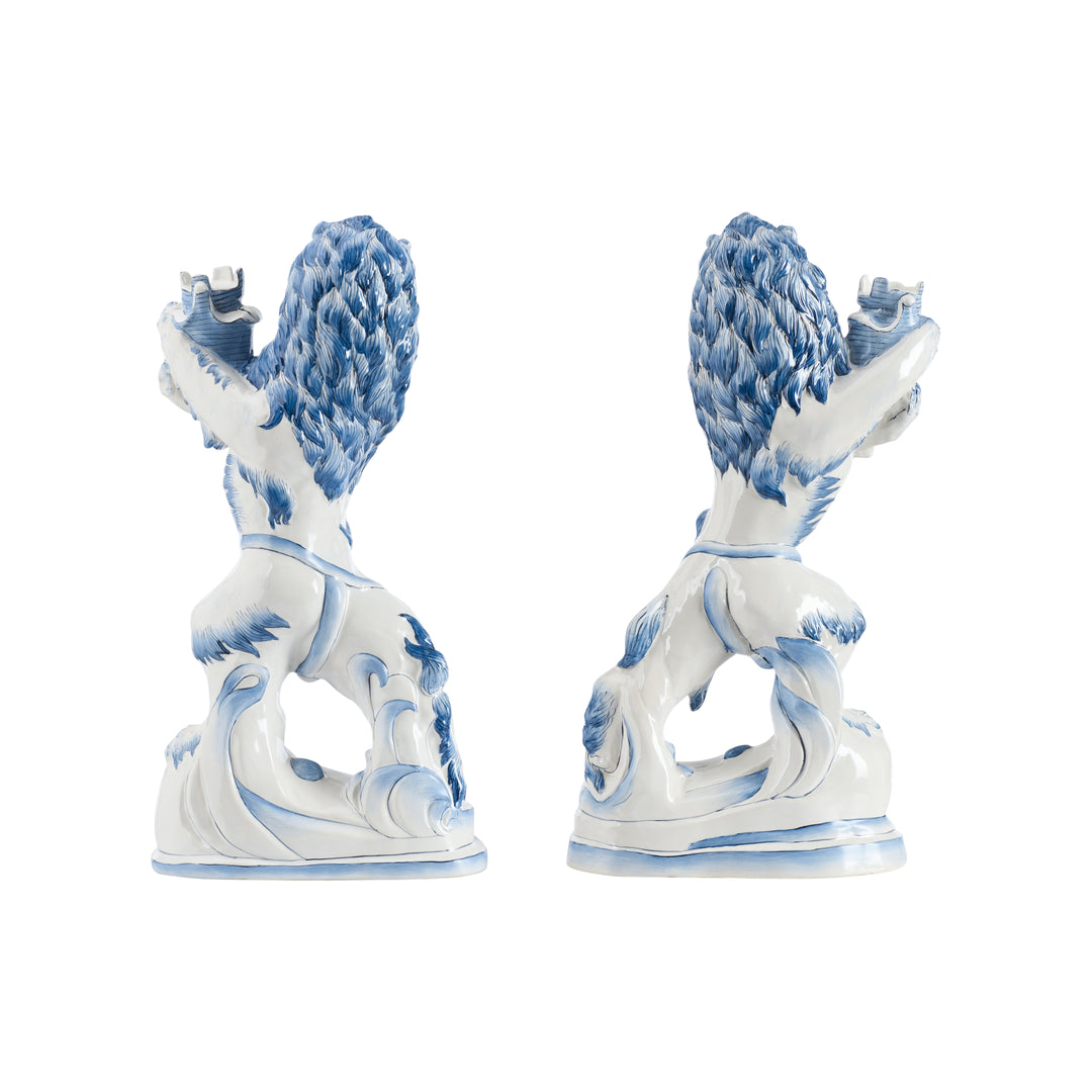 Faience Lions (Pr) - C10099