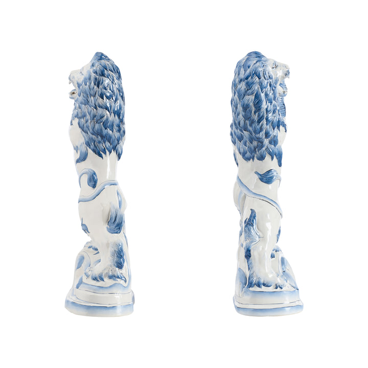 Faience Lions (Pr) - C10099