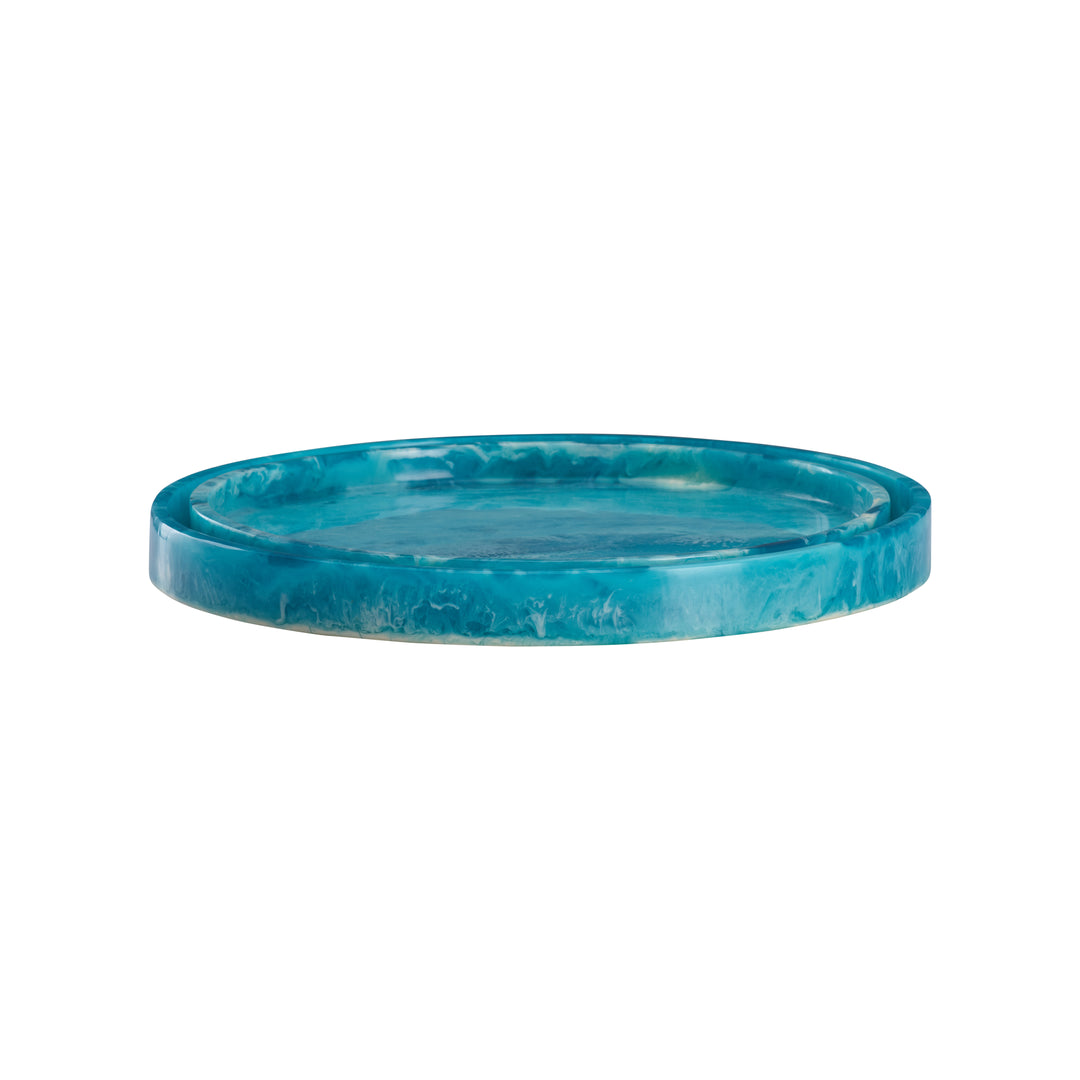 Vista Blue Tray - Set of 2 - C10283