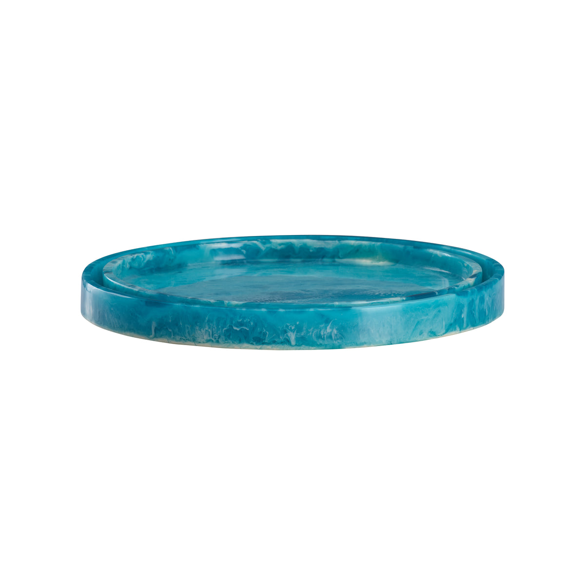 Vista Blue Tray - Set of 2 - C10283