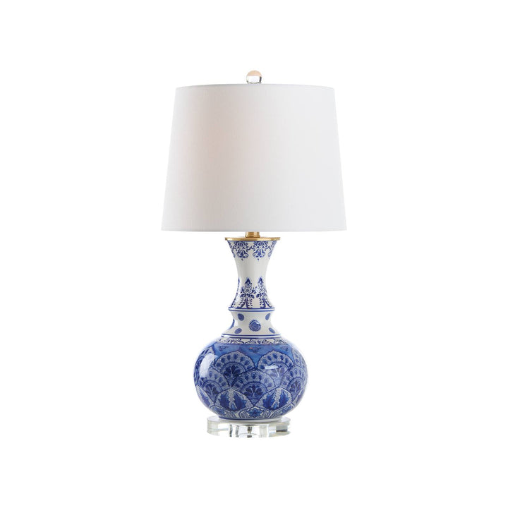 Marguerite Blue And White Lamp - C10297